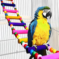 TARANDUS Flexible Wooden Bird Ladder Bridge for Cages, 30 in, 12 Steps