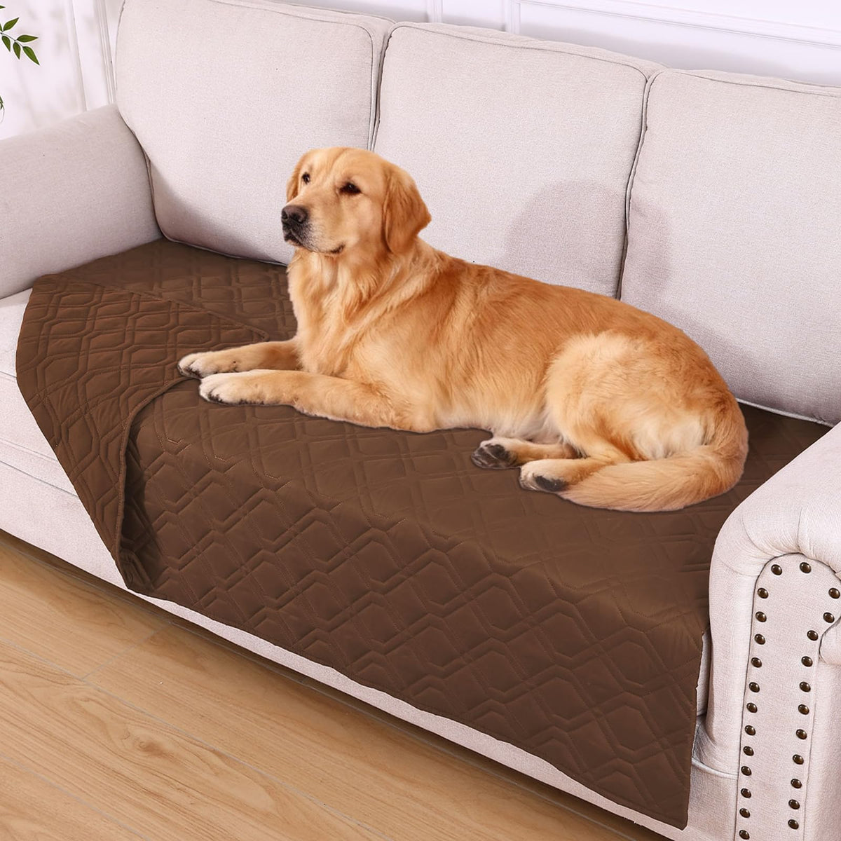 hyha Waterproof Dog Bed Blanket - Soft Pet Blanket & Sofa Cover for Dogs