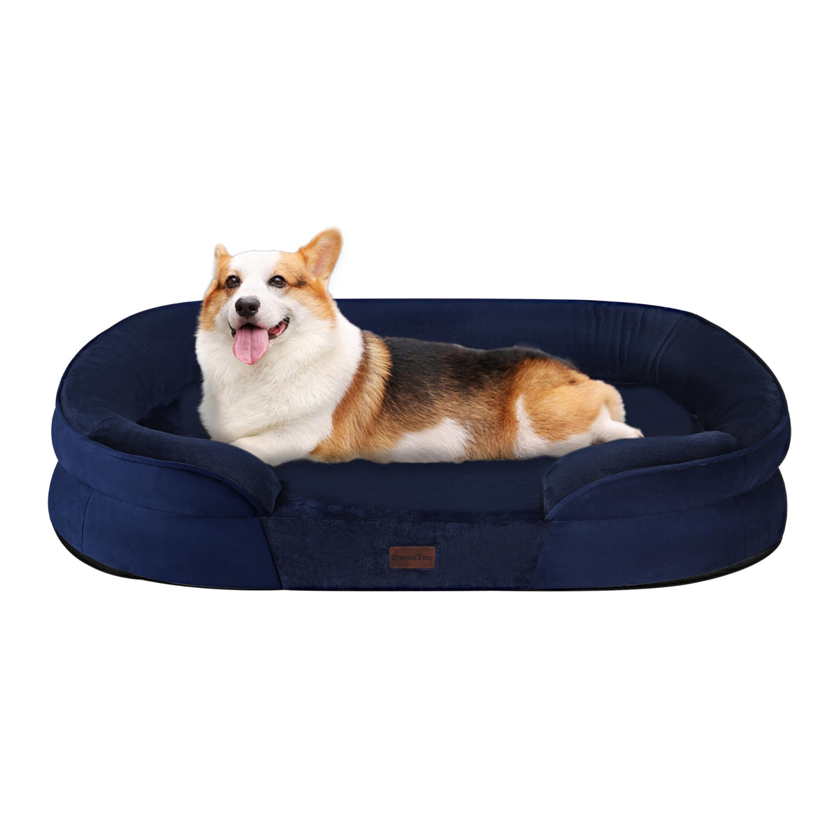 Dwanton Orthopedic Waterproof X-Large Dog Bed Sofa, Gel Memory Foam, 45"