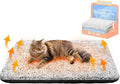 Self Warming Cat Bed, 2.0 Upgraded Thermal Mat for Indoor Cats, 22 x 34 In