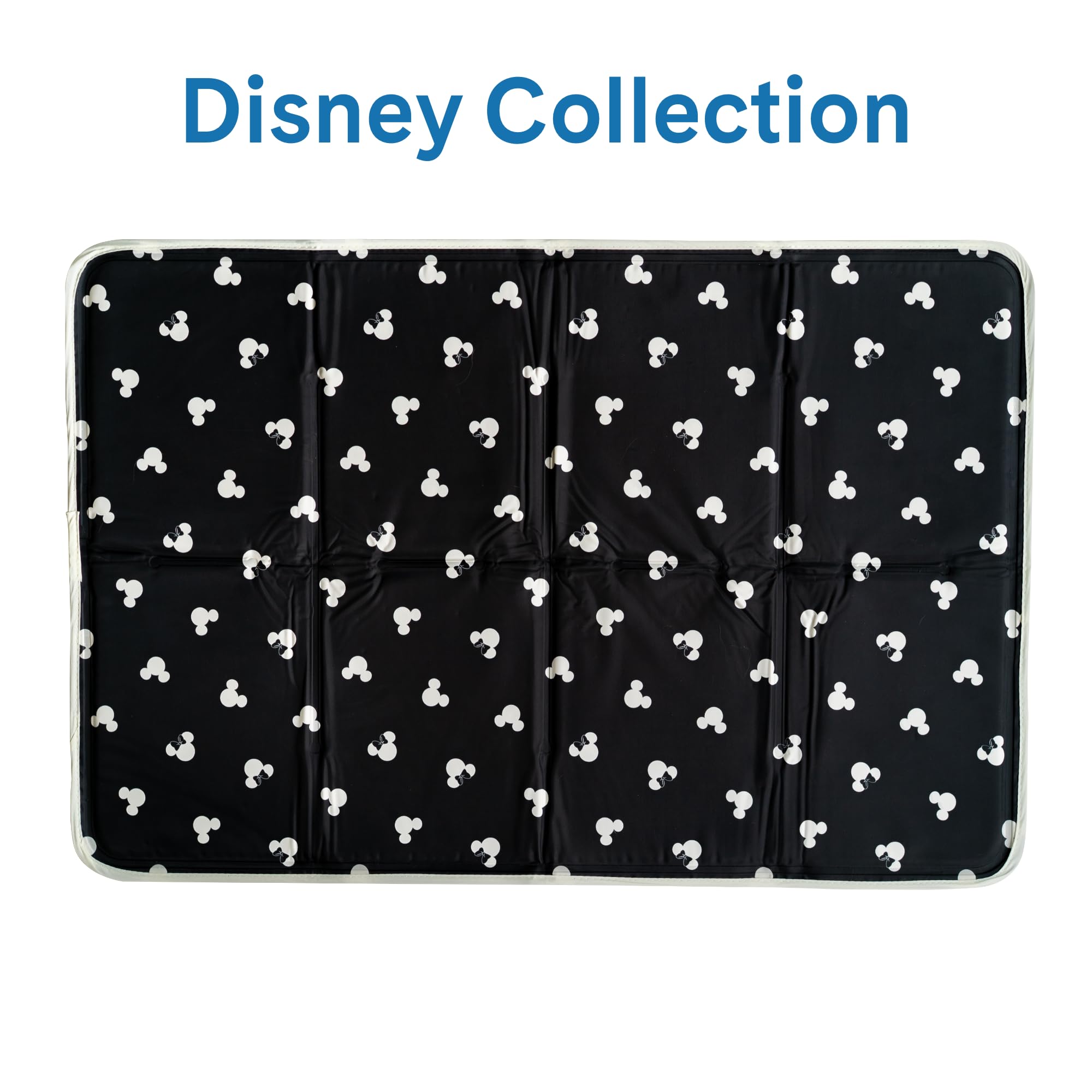 The Green Pet Shop Cool Pet Pad - Extra Small, Disney’s Mickey & Minnie Mouse - Self-Cooling, Pressure Activated Mat for Dogs & Cats from 0-8 lbs - Non-Toxic Gel, No Water Needed
