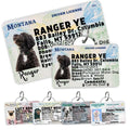 Dog Tags Personalized, Dog ID License Tag for Pets (Arizona, Wallet Card)