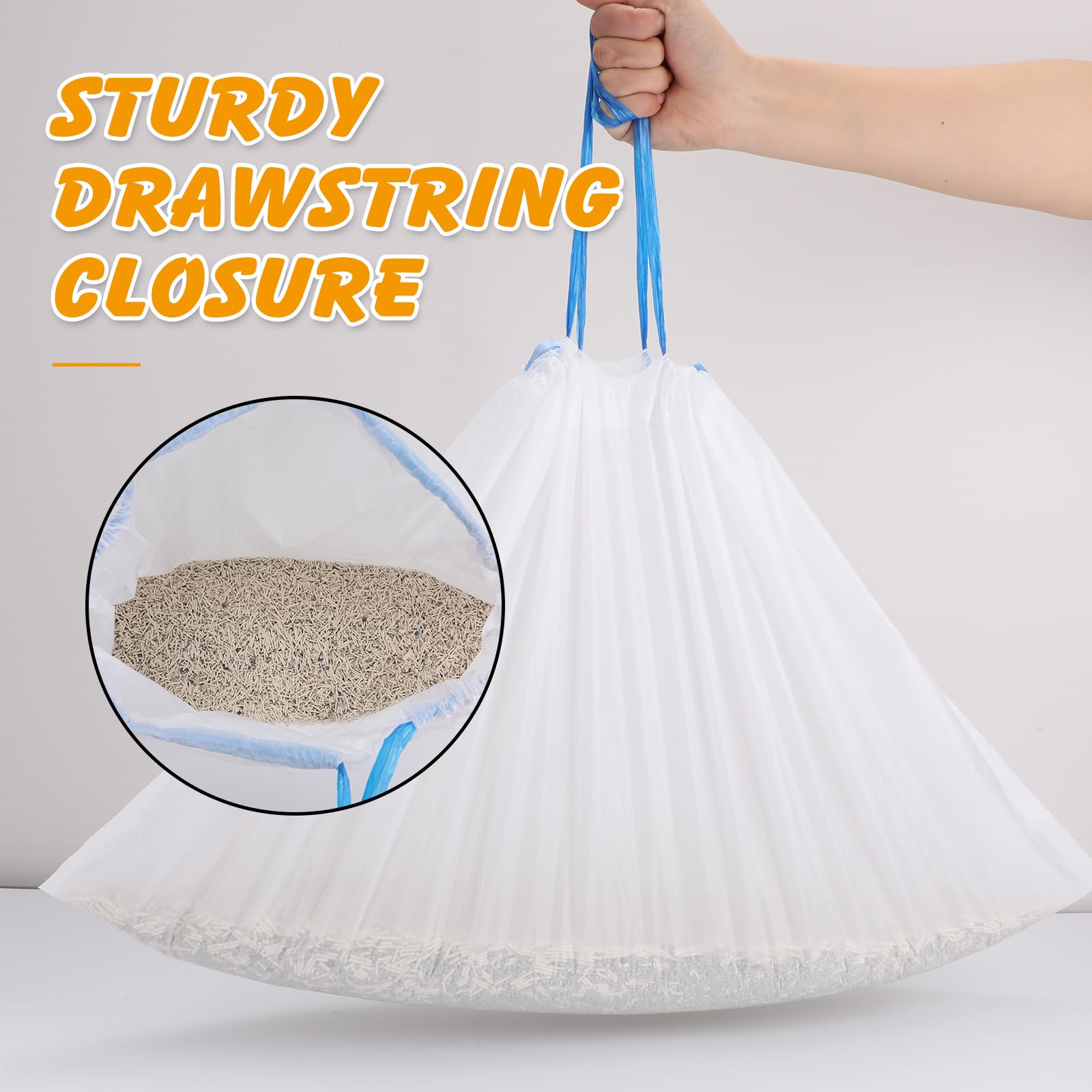 120 Cat Litter Bags Compatible with Litter Robot 3/4/5