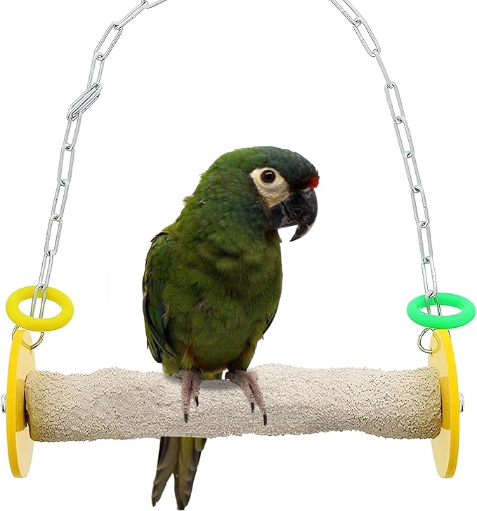 Sweet Feet and Beak Roll Bird Swing, X-Large, Outdoor Pedicure Perch