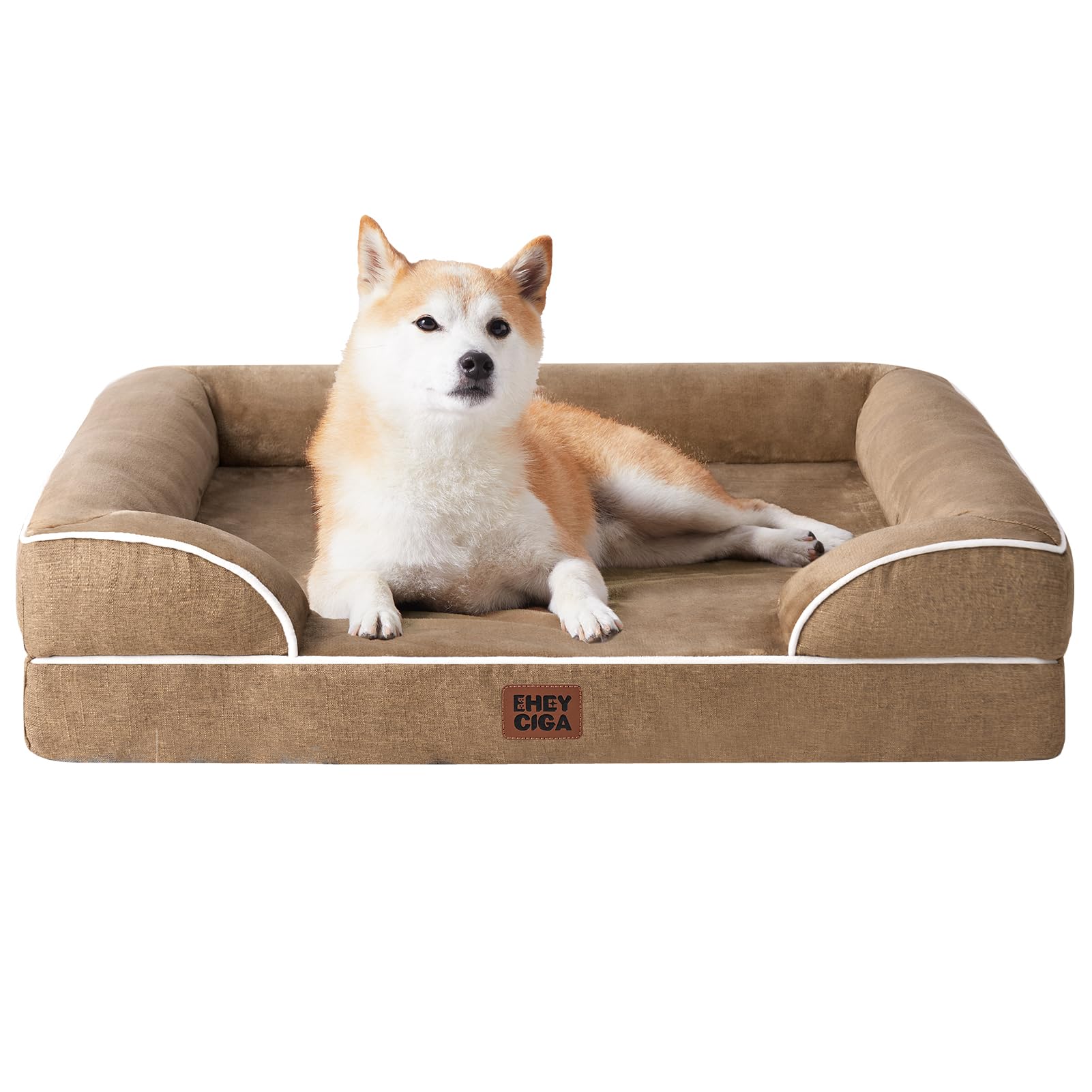 EHEYCIGA Orthopedic Dog Beds Large Sized Dog, Waterproof Washable Pet Bed