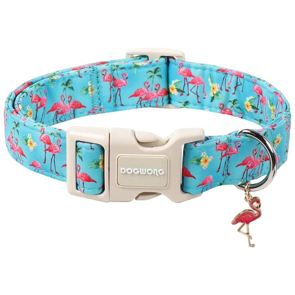 DOGWONG Fall Pumpkin Dog Collar- Cute Daisy Pumpkin Dog Collars Adjustable Orange Halloween Thanksgiving Dog Collar for Small Medium Large Dogs M — XS — L — M