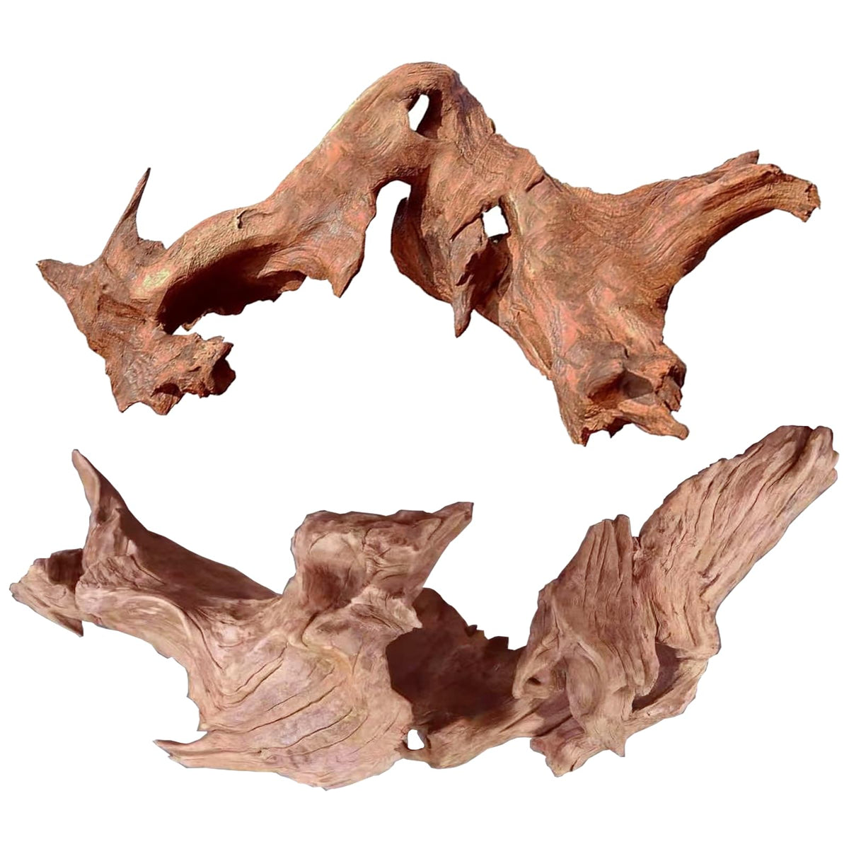 Jorewood Natural Large Spiderwood Driftwood for Aquarium Decor Rptile Fish Tank Decoration Assort Branch 7-11'' 3 Pcs