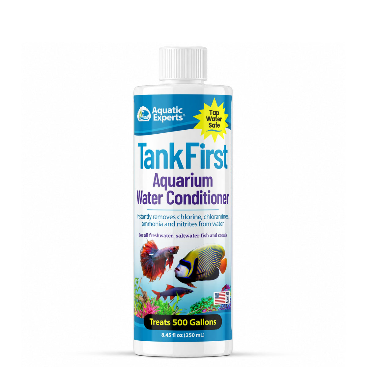 KloudAway Freshwater Aquarium Water Clarifier - Clears Cloudy Water, Water Clarifier for Fish Tank, Made in USA, Aquatic Experts, (500 ml)
