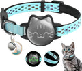 AirTag Cat Collar, Reflective Breakaway Collar, Hidden Holder with Bell