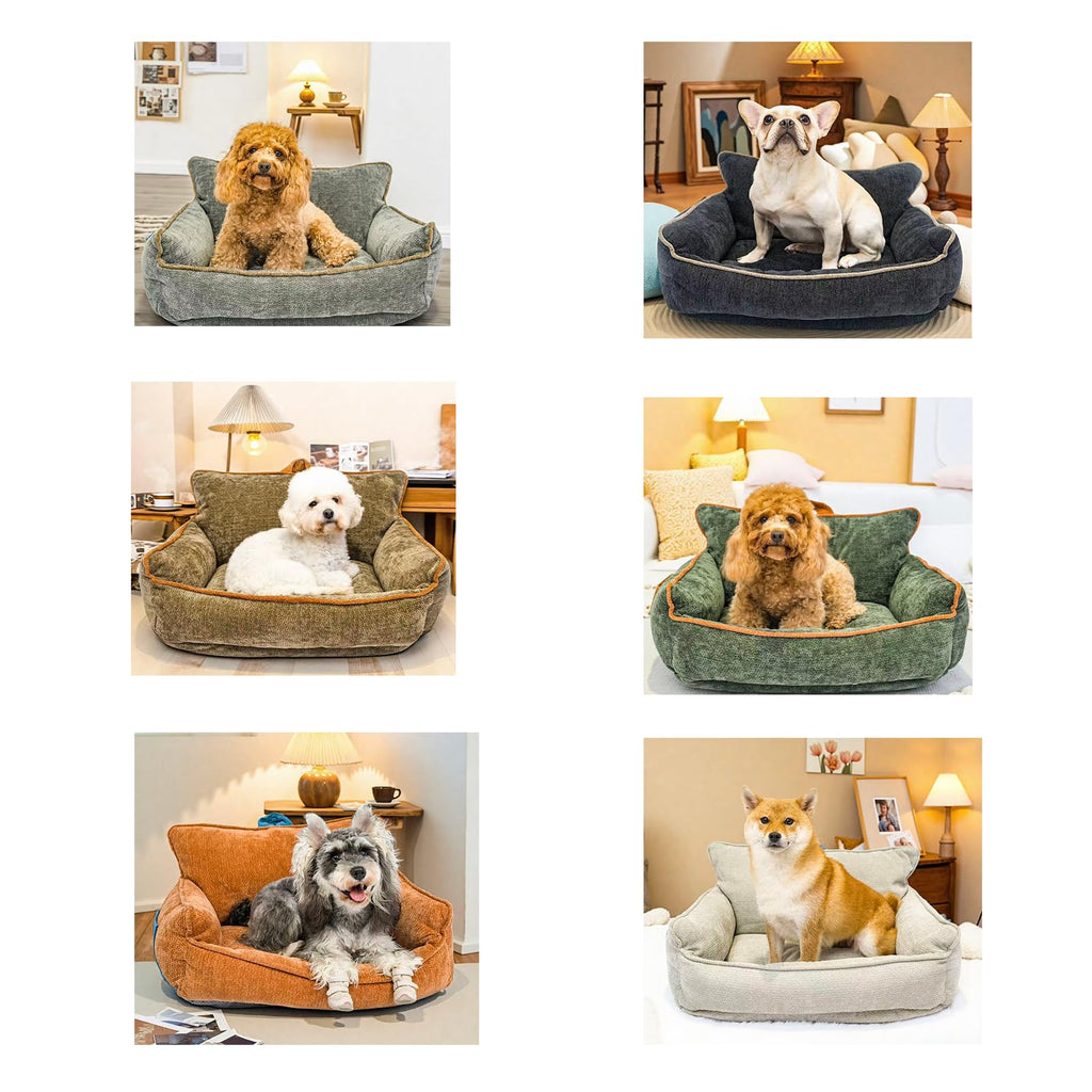 RAFASAFA Pet Beds for Medium Dogs,Dog Beds Medium Sized Dog,Waterproof Dog Bed,M(23.5"x15.5"x13.5")