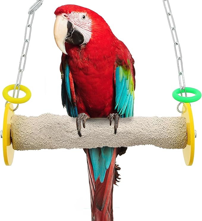 Sweet Feet and Beak Roll Bird Swing, X-Large, Outdoor Pedicure Perch