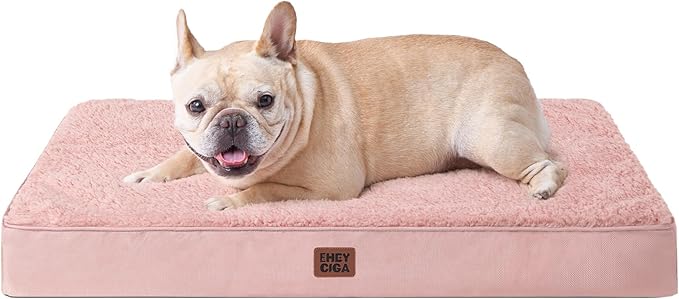 EHEYCIGA Orthopedic Dog Bed Extra Large with Removable Washable Cover, 41IN — 30*20*3.5 inches