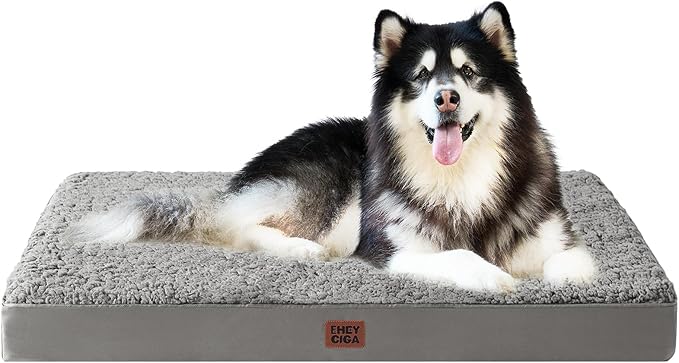 EHEYCIGA Orthopedic Dog Bed Extra Large with Removable Washable Cover, 41IN — 50*36*4 inches