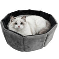 PJYuCien Orthopedic Memory Foam Round Pet Bed, 20", Gray