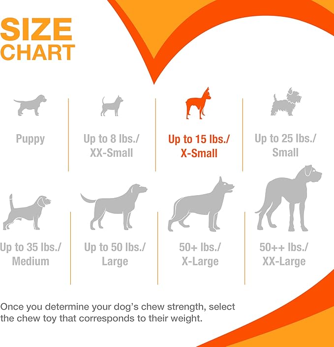 Nylabone Power Chew Basted Blast Dog Chew Toys, X-Small, 2 Count