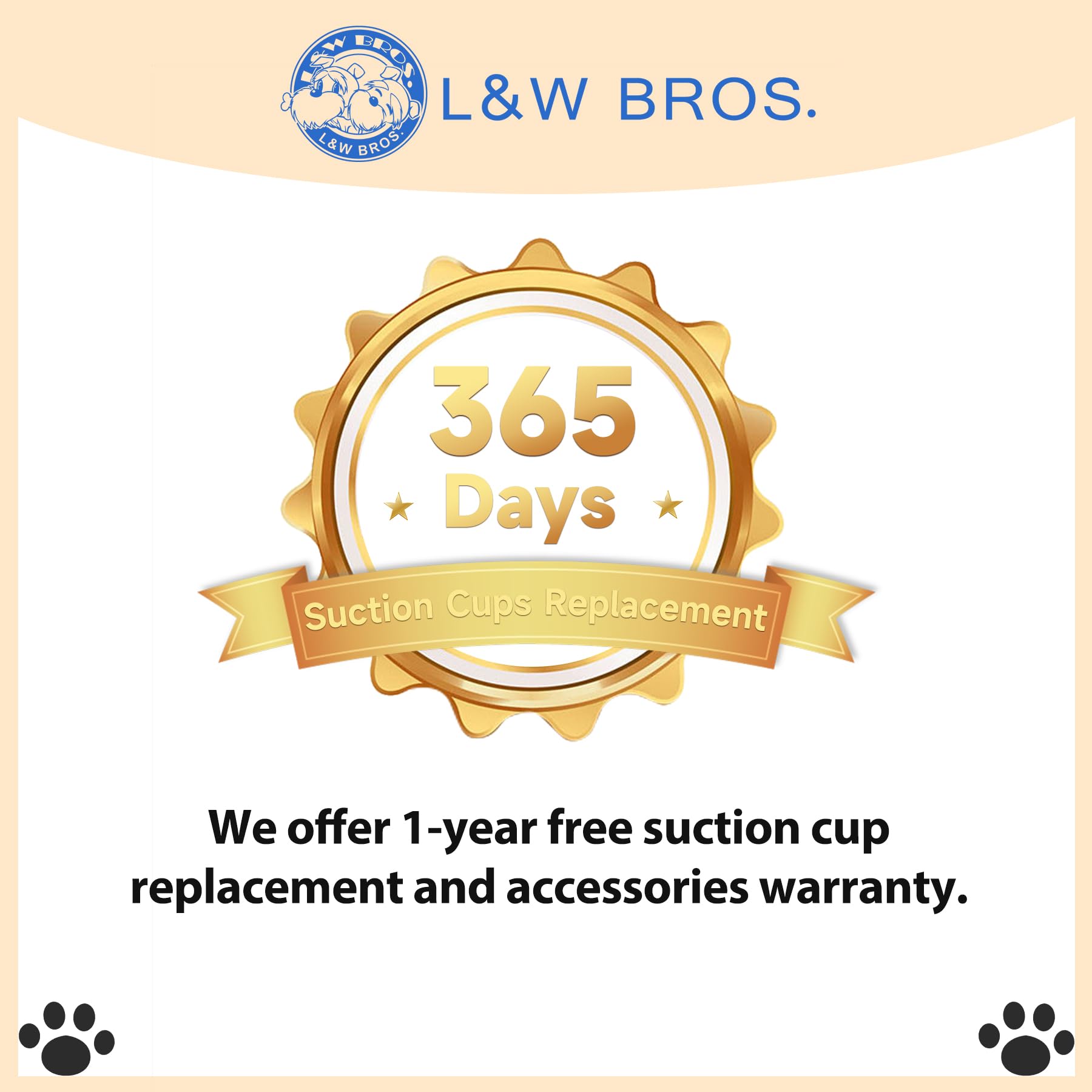 L&W BROS. 2PC Cat Window Perch Cushion Bed Cat Hammock with 4 Updated Suction Cups Easy to Assemble Window Bed for Heavy Large Cats (L White)