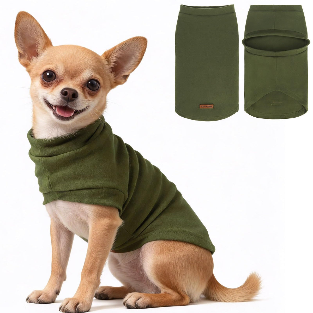 EXPAWLORER Cat Sweater Warm Fleece Pet Clothes for Cats Only
