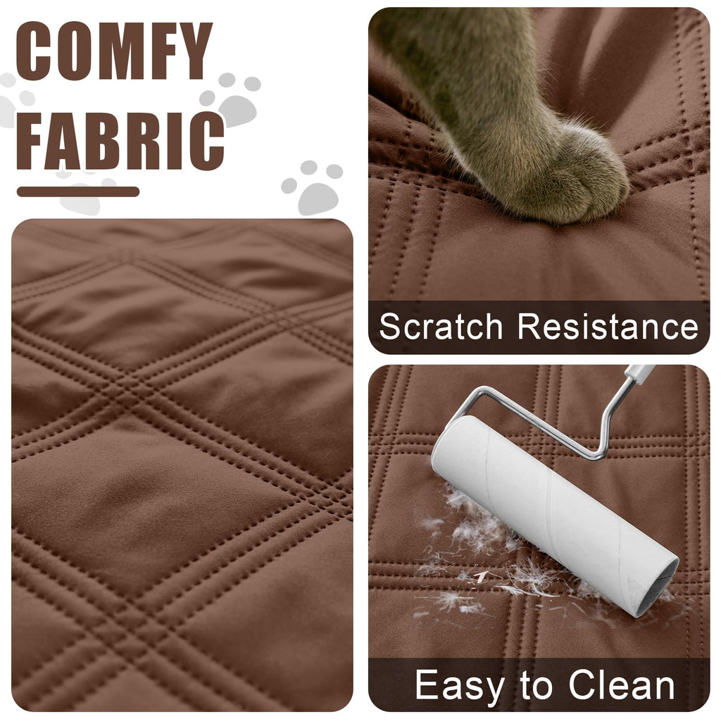 Smiry Waterproof Dog Bed Cover, Reversible Pet Blanket for Sofa Couch