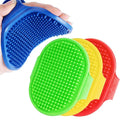 Brillirare 4 Pack Dog Grooming Brush, Premium Soft Silicone Pet Bath Brushes with Adjustable Handle, Shampoo Soothing Comb for Wet Dry Long Short Haired Dogs & Cats Massaging, Deshedding