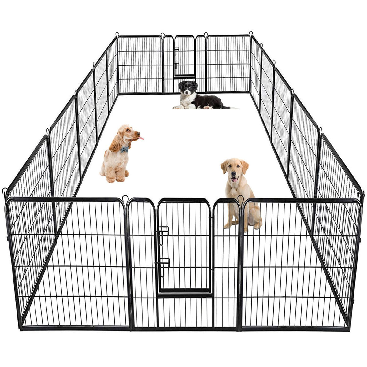 BestPet | Dog Playpen | 40", 12 Panels | Heavy Duty Metal Pet Exercise Pen