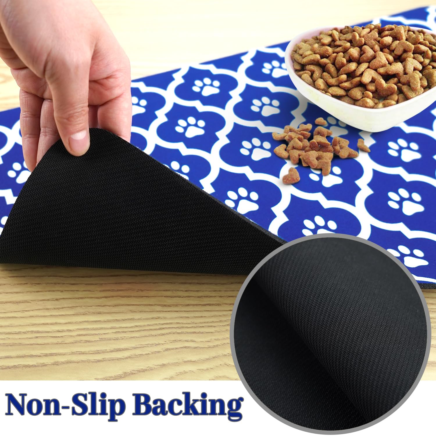 Xspatroias Dog Food Mat 12X20 Inch