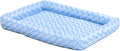 MidWest Homes for Pets QuietTime Fashion XS Dog Bed - Blue Faux Fur Bolster, Ultra-Soft and Machine Washable, Fits 22-Inch Crates and Carriers, for Small Dogs and Cats