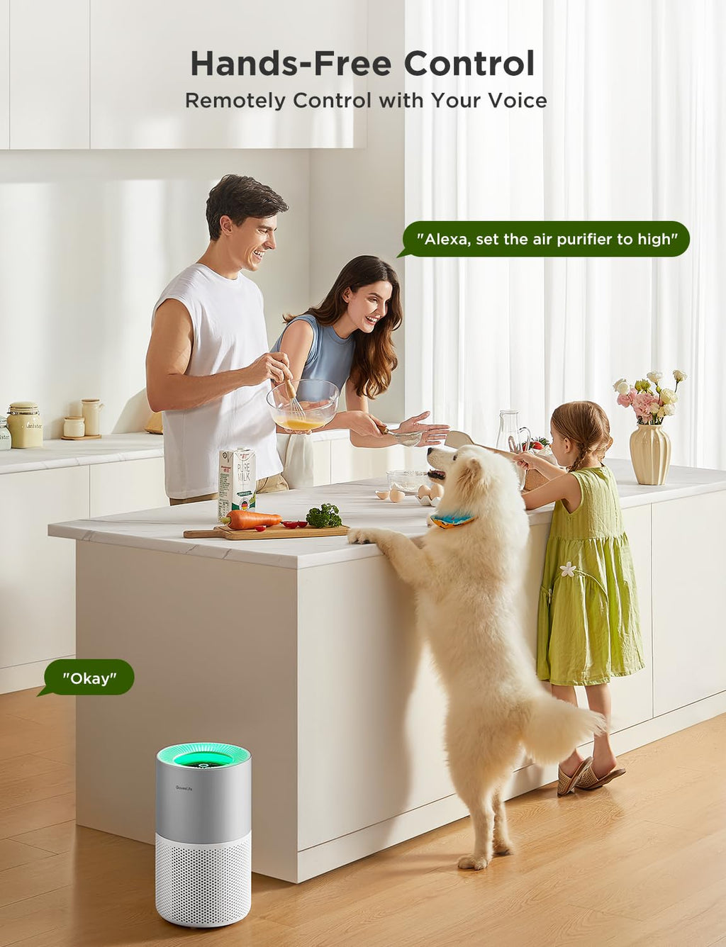 GoveeLife Air Purifier for Bedroom, Covers up to 1162ft², 24dB Sleep Mode