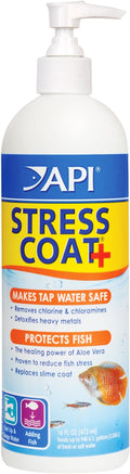 API STRESS COAT Aquarium Water Conditioner 32-Ounce Bottle