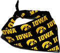 Iowa Hawkeyes Officially Licensed Bandana for Dogs and Cats | Fits Pets Great Gift Idea | Easy-to-Tie (Large, 28")