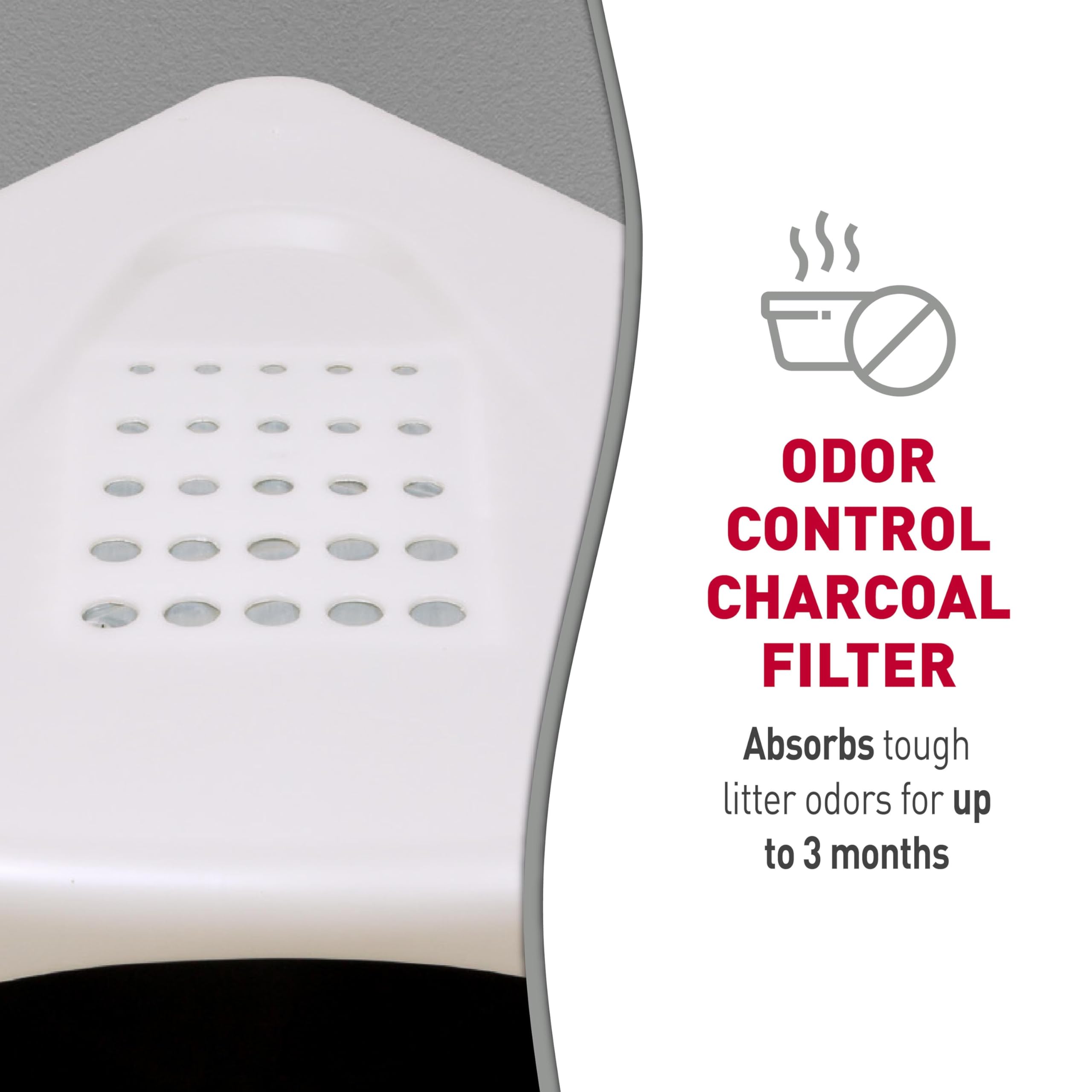 Nature's Miracle Advanced Hooded Corner Cat Litter Box with Charcoal Filter