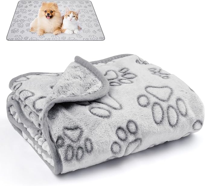 Okxiri Dog Blankets for Small, Medium Dogs, Puppy Blanket Washable