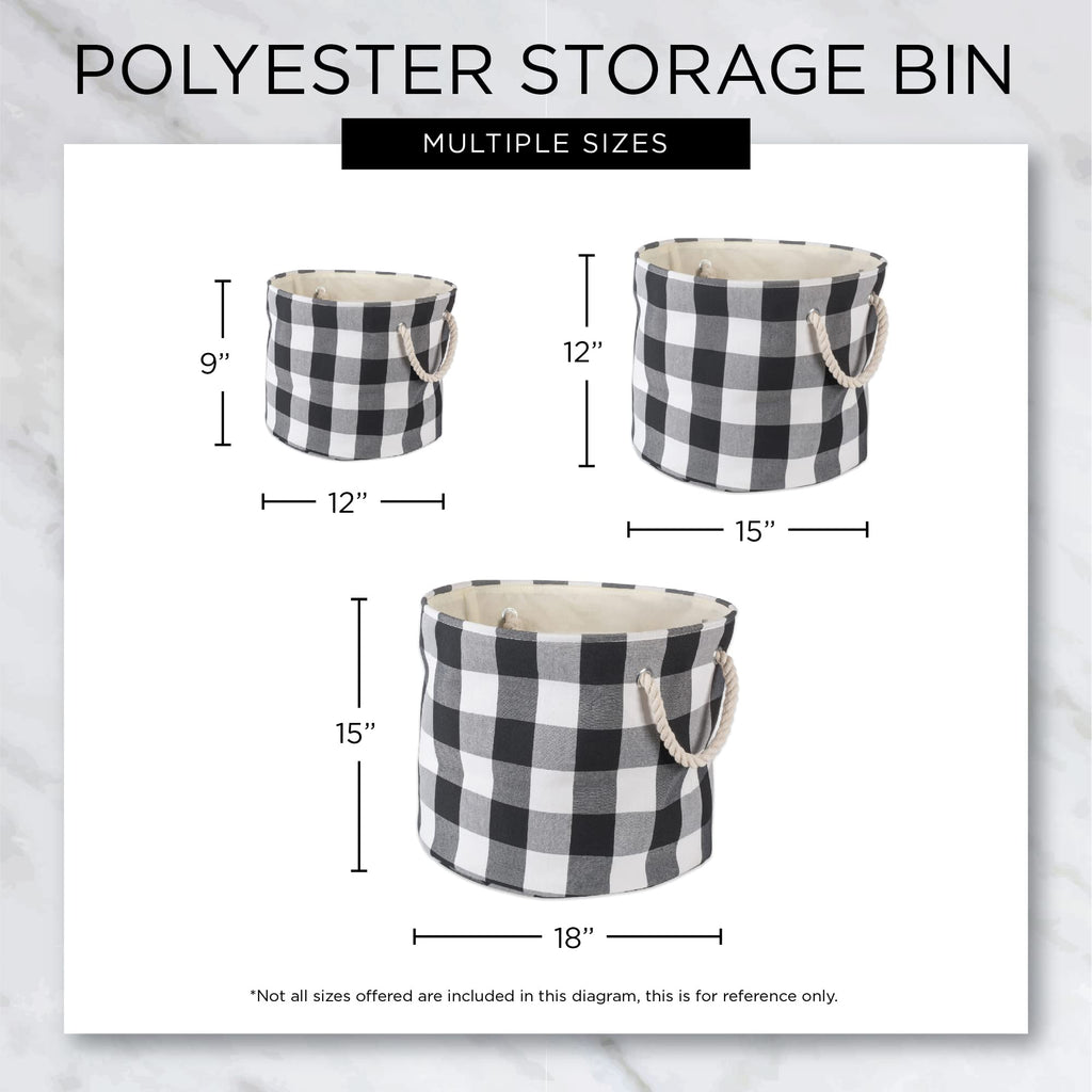 Bone Dry Pet Storage Collection Lattice Paw Print, Black, Small Round