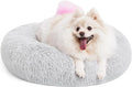 MIXJOY Orthopedic Dog Bed Comfortable Donut Cuddler Round Pet Beds Ultra Soft Washable Dog and Cat Cushion (20''/23''/30'') (23''