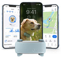 Tractive Smart Dog GPS Tracker | Live Pet Tracker with Virtual Fence | Vital Signs Monitoring of Heart & Respiratory Rate | Bark Monitoring | Dog Collar Attachment (Mint)