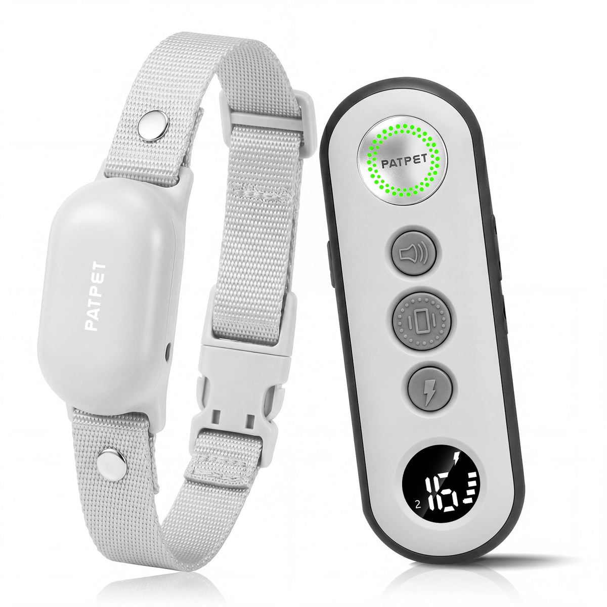 PATPET Shock Collar for Dogs - 4000FT Dog Training Collar with Remote, IPX7 Waterproof 4 Modes(Beep/Vibration/Shock/Safe) Dog Shock Collar, Rechargeable E-Collar for Small Medium Large Dogs (5-120Lbs)