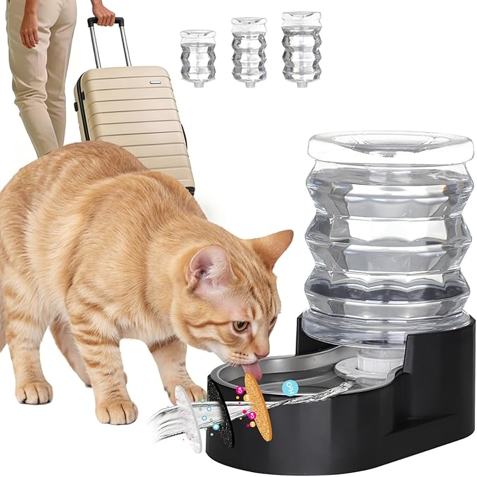 RIZZARI 7L Elevated Dog Water Dispenser:Comfortable Feeding Height