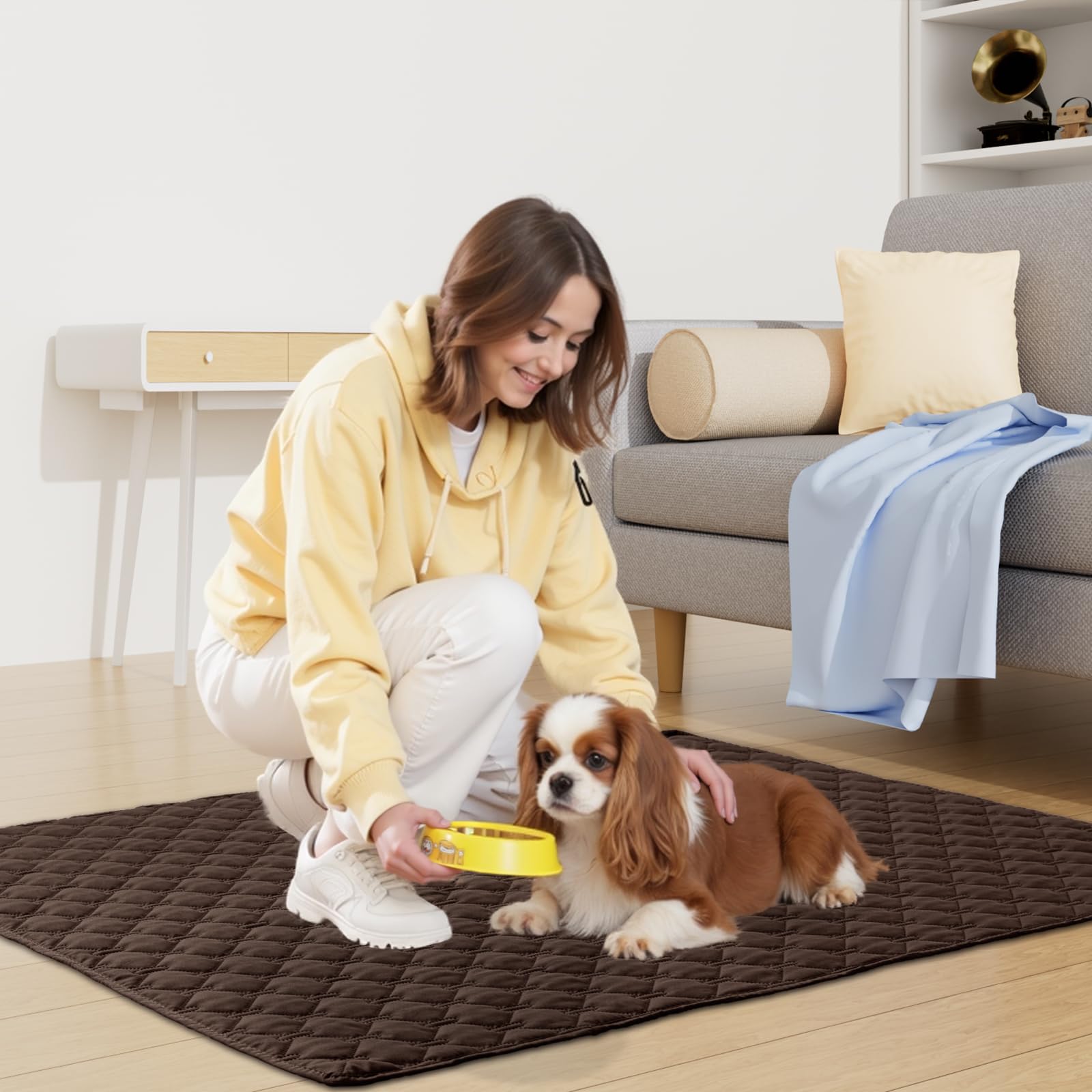 Smiry Waterproof Dog Bed Cover Blanket, Reversible Pet Blanket