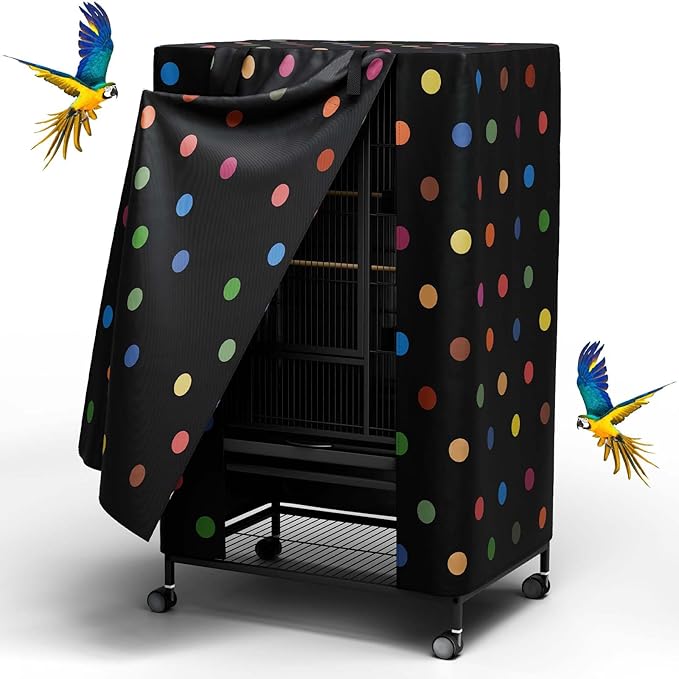 Tchvt Ultra Blackout Birdcage Cover, Max Light Blocking for Night Fright