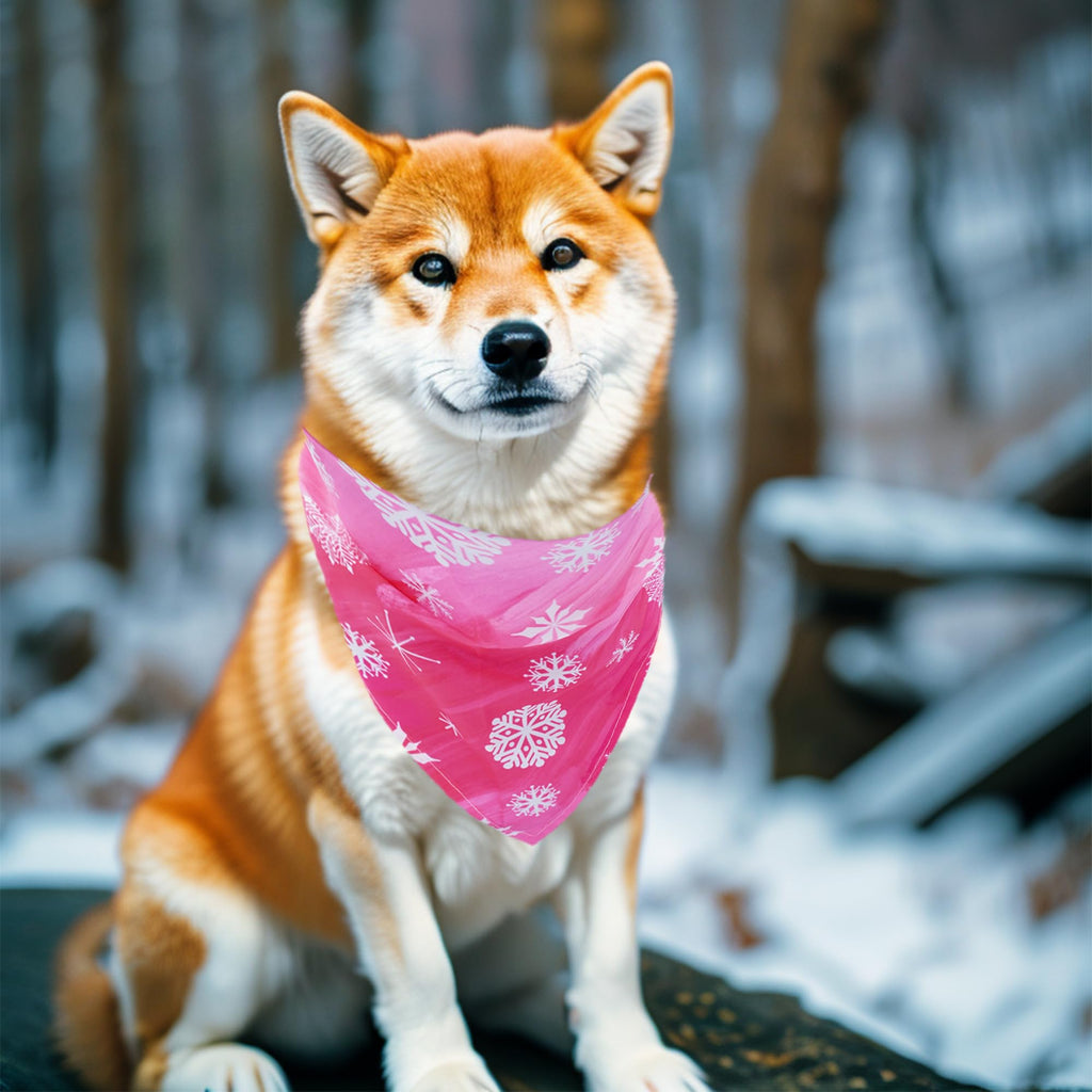 Pai Sence Winter Dog Bandanas Bulk for Medium Dogs Sewn Edge 25" 30Pcs M