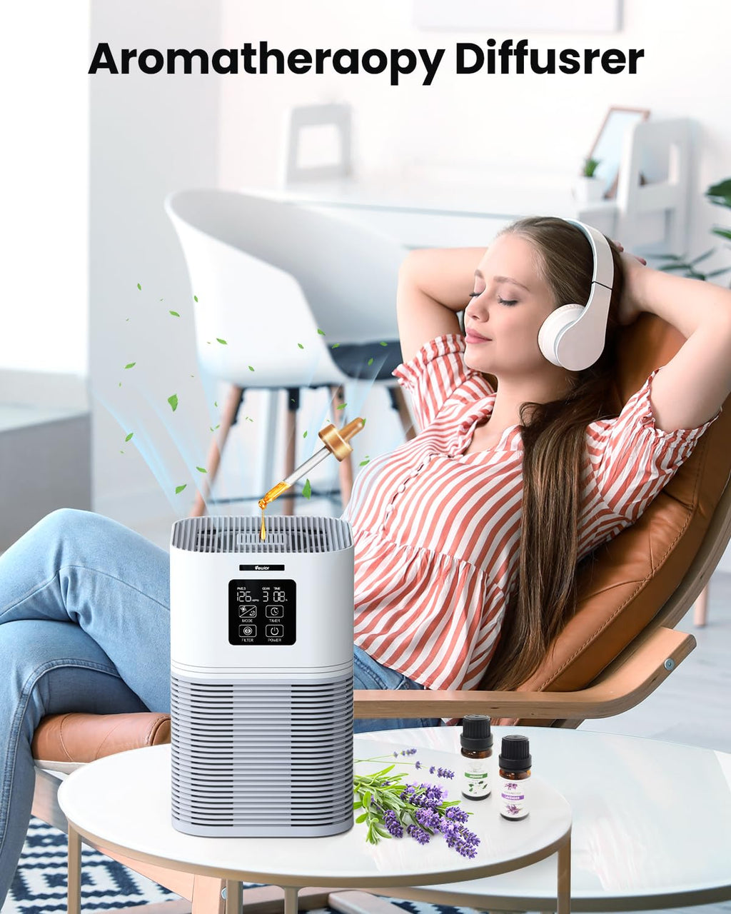 VEWIOR H13 True HEPA Air Purifiers for Home up to 1200 sq.ft.