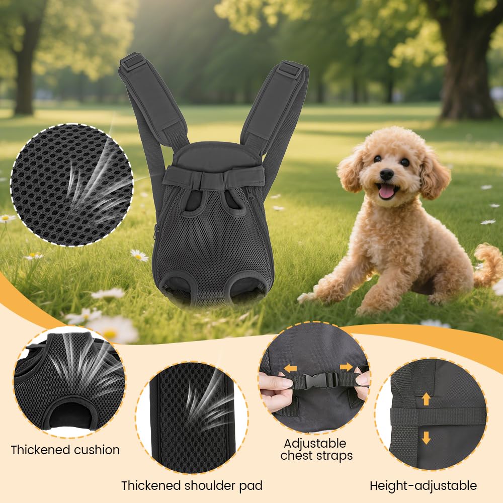Inspack Dog Backpack Carrier/Cat Carrier, Adjustable Pet Front Carriers