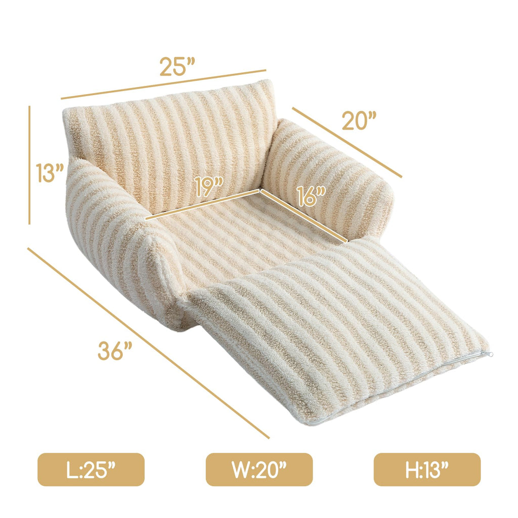 Hollypet Cat Bed Small Dog Orthopedic Couch Beds for Pets up to 20 lbs