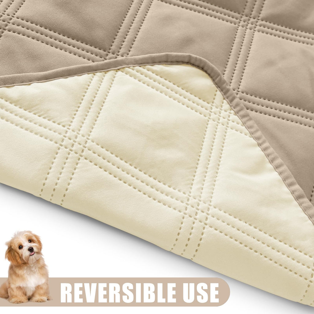 Smiry Waterproof Dog Bed Cover, Reversible Pet Blanket for Sofa Couch