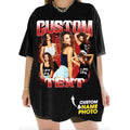NAZENTI Custom Valentine Shirt Gifts Boyfriend, Customized Bootleg Rap Tee, Girlfriend Shirt for Boyfriend, Customized Gifts, Custom Photo Vintage Graphic T-Shirts, Boyfriend Birthday Gifts 03