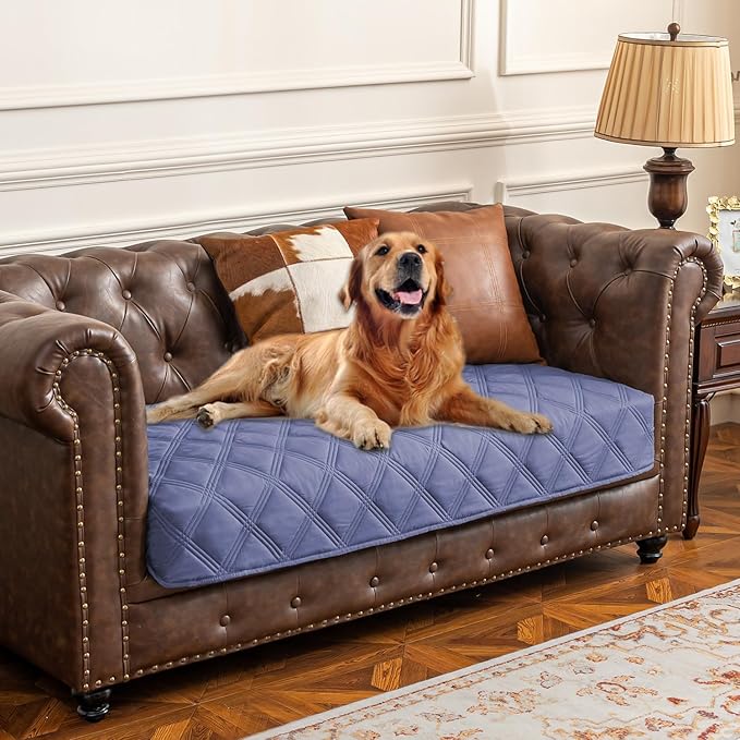 Ameritex Waterproof Dog Bed Cover Pet Blanket with Anti-Slip Back for Furniture Bed Couch Sofa — 30x53 Inch (Pack of 1)