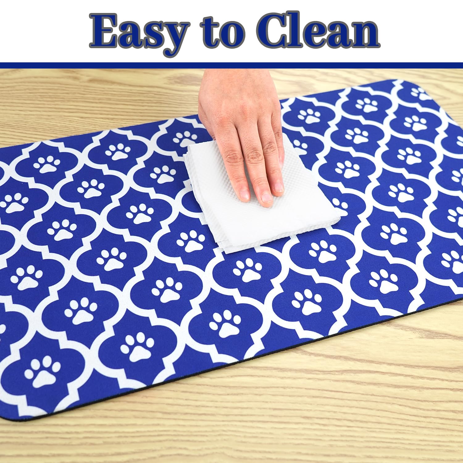 Xspatroias Dog Food Mat 12X20 Inch