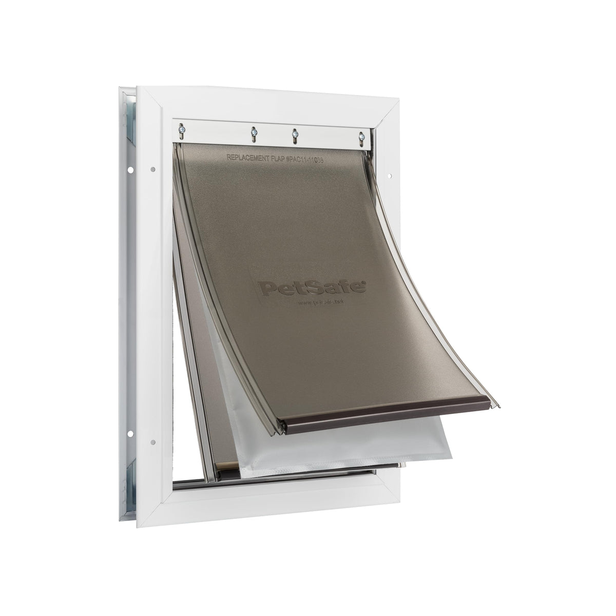 PetSafe Extreme Weather Aluminum Dog Door, 3-Flap Insulated, Medium