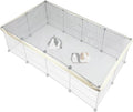 FULUE Cage Cover, Ventilated Mesh Top for C&C Midwest Guinea Pig Cage, Breathable & Escape-Proof Small Animal Enclosure Lid with Secure Clips for Rabbits（Not Include cage） (24inx47in Cage Cover)