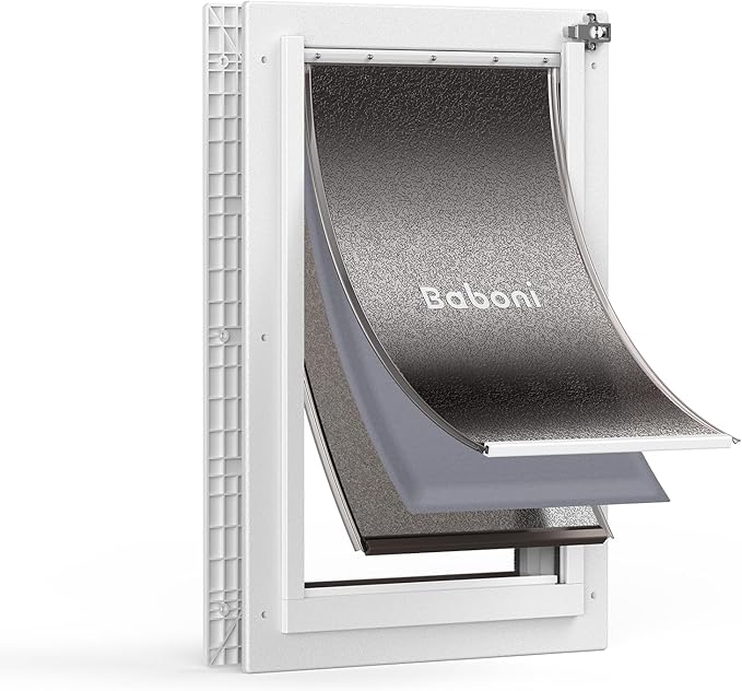 Baboni Dog Door for Door,Durable Plastic Frame