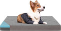 GOHOO PET Orthopedic Memory Foam Dog Bed, Cooling Dog Beds for Medium Dogs -Waterproof Pet Bed for Crate with Removable Washable Cover, M(29inch,45Lbs)